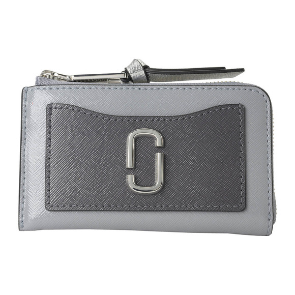 MARC JACOBS Coin Case The Utility Snapshot Leather Gray - Picture 1 of 9